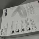 KOHLER 25875-0 Hyten 3" Height, Elevated Soft Close Elongated Toilet Seat, Contoured Seat with Grip-Tight Bumpers, Quick-Attach Hardware, No Slam Toilet Seat, White