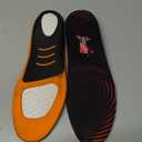 Plantar Fasciitis Relief Shoe Insoles [1-Pair], Arch Support Insoles, Running Athletic Gel Shoe Inserts for Men Women, Orthotic Inserts for Arch Pain [Trim to Fit: Men 4-7/Women 5-8] (Black)