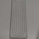 Kitchen Faucet Absorbent Mat - Diatomaceous Earth Splash Guard for Sink Faucet, Aesthetic Water Absorbing Stone Tray in The Modern Home [Grey, 23.6" x 3.9"] (Gray)