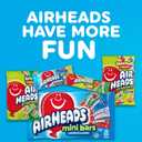 Airheads Mini Candy Bars, Taffy Variety Pack, Individually Wrapped Bulk Candy, Six Assorted Fruit Flavors Artificially Flavored, 5 Pound Bag (EXP 11/01/27)