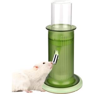 Mini&moe Hamster Water Bottle No Drip 4 oz Guinea Pig Water Bottle for Glass Tank with Stand Leak Proof Small Animal Water Dispenser for Gerbil Chinchilla Ferret Squirrel Hedgehog