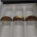 6 Set Glass Pantry Storage Jars with Acacia Airtight Lid - 23oz Thicken Glass Kitchen Canisters with 132 Pantry Labels - Clear Glass Food Storage Containers with Wood Lid for Tea,Sugar,Cookie,Coffee