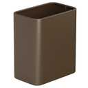 Cesun Small Bathroom Trash Can, 2.1 Gallons, Open-Top, Brown Metal, Stainless Steel, Modern, Ideal for Bathroom, Bedroom, Home Office,Toilet, Rv,Near Desk, Under Sink