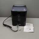 Aeitto Ice Makers Countertop, 9 Ice Cubes Release in 6 Mins, 26Lbs/24H, 2 Sizes of Bullet Ice Machine, Self-Cleaning Portable Ice Maker with Ice Scoop and Basket for Home Kitchen Office Bar RV, Black