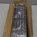 Metal 4 Pack Magnetic Spice Storage Rack Organizer for Refrigerator and Oven, Black Fridge Organizers and Storage