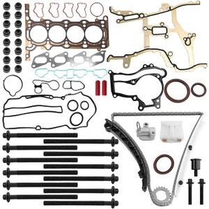 1.4L Turbo MLS Head Gasket Set with Timing Chain Kit & Head Bolts, for Buick Encore, Chevy Cruze Sonic Trax 2011-2021, Engine Cylinder Head Gasket Set
