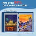 Nariolar Puzzle Storage Folder for 500 Pieces with 10 HD Pockets, Medium