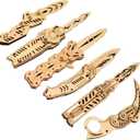 3D Wooden Puzzle for Adult-3D Wooden Puzzle Unique Knife Kits Multiple Iconic Model Gifts for Game Lovers and Puzzle Fans Ages 12+ (6 Iconic Model)