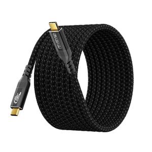 20FT Long USB C to USB C Cable Compatible with Thunderbolt 4/3, USB 3.2 Gen 2 20Gbps High Speed Data Transfer, 100w Fast Charging & 4K@120Hz USB C Video Cable for Monitor, Hub,dispaly Cord