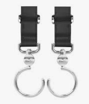 Manito Styler Spin Stroller Hooks (Silver/Black)