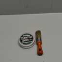 Furniture Salve for Leather - Polisher, Moisturizer, and Restorer for Couches and Furniture - Conditioner for Leather, Wood, and Vinyl - Repair Salve with Brush - 4oz