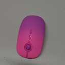 Unipows Wireless Mouse - 2.4G Slim Portable Computer Mouse with Nano Receiver, Less Noise Mobile Optical Mice for Notebook, PC, Laptop, Computer, Mac (Gradient Purple)