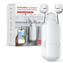 SwitchBot Automatic Curtain Opener - Bluetooth Remote Control Smart Curtain With App/Timer, Upgraded High-Performance Motor, Add SwitchBot Hub To Work With Alexa, Google Home, HomeKit (Curtain 3, Rod)