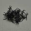 HUHOLE Pegboard Hooks 2 Inch 50PC, Black Peg Board Hooks, Fit 1/4" or 1/8" Pegboard, Ideal Peg Board Organizer Accessories for Garage Tool Organization, Wall Storage (Black, 2 Inch)