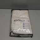 100% Blackout Shield Linen Blackout Curtains for Bedroom 84 Inches Long, Back Tab/Rod Pocket Living Room Drapes, Thermal Insulated Blackout Curtains 2 Panels Set, 50" W x 84" L, Cream