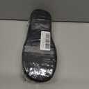 UBFEN Womens Mens Slippers Memory Foam Comfort Fuzzy Plush Lining Slip On House Shoes (5-6 Women/3-4 Men, White Black)