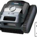 Cordless Robotic Pool Vacuum Cleaner, APP Support,White