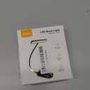 Gritin Rechargeable Book Light for Reading in Bed with 19 LED &Memory Function-Eye Caring 3 Color Temperatures,5 Brightness Levels,90 Hrs Runtime Flexible Goose Neck Clip on Light for Book Lovers