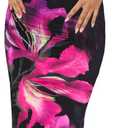 Two Piece Skirt Set for Women - Sexy Sleeveless Spaghetti Strap Pleated Tank Top Maxi Long Skirts Sets, Floral, XS