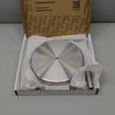 KES Toilet Paper Holder Stand SUS 304 Stainless Steel Rustproof Pedestal Lavatory Tissue Roll Holder Floor Stand Modern Brushed Nickel Finish, BPH283S1-2