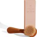 CSM Lymphatic Contour Face Brush - Soft Lymphatic Face Brush for Sensitive Skin with Goat Hair Bristles for Facial Lymphatic Drainage