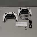 Upgrade Retro Gaming Console Pro, Wireless Retro Game Stick Console with 20000+ Games, Built-in 23 Game Emulators, Video Games Plug and Play with Upgrade Dual 2.4G Wireless Controllers White (64G)