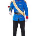 Morph Prince Charming Costume for Men – Royal Jacket, Sash & Belt – Adult Prince Outfit for Halloween, Parties & Events, XL