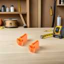 Cabilock Anti-Slip Ladder Feet Rubber Pads 2-Pack Folding Ladder Feet Covers for Stability and Floor Protection Non Skid Foot Pads for Home and Workplace Safety