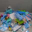 OCRETIC Doll House for Girls,13 Rooms Dollhouse with 2 Dolls, Lights, Figure, Puppies,Furnitures, Accessories, Toddler Playhouse Gift for for 3 4 5 6 7 8 9 10 Year Old Girls Toys (Blue)