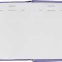 Christian Art Gifts 2026 12 Month Vegan Leather Zippered Executive Scripture Planner for Women: Amazing Grace Encouraging Message, Daily Planning/Budgeting, Time Slots, To-dos, Purple Floral/Rose Gold