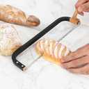 2 x Bread Knife for Homemade Bread Bow Knife 16", Bread Saw Sourdough Slicer Aluminum Alloy Sourdough Cutter Suit for Left & Right Handed People to Cut Baguettes Vegetables Fruits 1Count