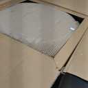 EAST OAK 55,000 BTU Propane Patio Heater with Round Table & Stainless Steel Burner, Outdoor Heater with Wheels, Ideal For Large Patios, Gardens, Outdoor Events, Commercial Use, Black