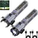 Car Emergency Flashlights Rechargeable 2Packs, 990,000L High Lumens Car Flashlight Emergency Kit, 7 Modes Tactical LED Flash Light with Window Breaker, Belt Cutter, Alarm Buzzer, Magnet, USB C for Car