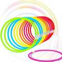 Glow Fever Glow Sticks Bulk 100ct 22'' Glow Necklaces with Connectors, Neon Light Sticks for Party Festivals Raves Concert Birthday Wedding, Multicolor