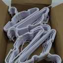 Kids Hangers - 100 Pack, 11.5 Inch White Baby & Toddler Hangers for Closet - Ideal for Baby Standard Use
