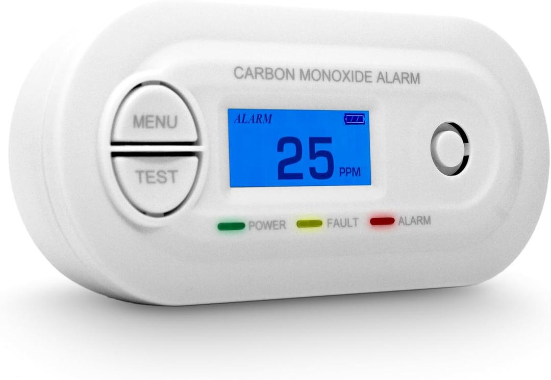 Fast Low Level CO Monitor by Forensics | Offices, Classrooms, Home, Retail | > 10ppm Display | 25ppm Alarm |