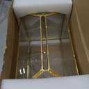 Glass Card Box with Slot, 10.2 inch Large Gold Clear Card Box for Wedding Receptions, Decorative Storage Box with Lock for Baby Shower, Birthday Party, Bridal Shower