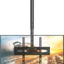 Ceiling TV Mount for 32-65 Inch Flat or Curved TVs, Full Motion Adjustable TV Bracket with 360Swivel, Max VESA 400x400mm, Tilt Hanging TV Mount Holds up to 110 LbsFits LCD LED OLED 4K Plasma TVs