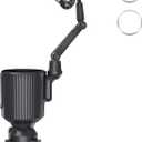 Phone and Cup Holder for Car - Adjustable 2 in 1 Cell Phone Holders for Your Cars CupHolder, Mobile Call Holders Drink Stand, 360 Rotating Base Expander Magnetic Mount for Travel Auto Truck