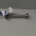 Moen Chrome 44-72-Inch Adjustable Tension Mounted Straight Shower Curtain Rod for Bathroom, No Drilling Needed, TR1000CH