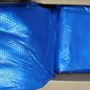 Solar Pool Cover 24 Ft Diameter Round Solar Blanket for Above Ground Inground Pools, Hot Tub SPA Bubble Wrap Pool Protector, 12 Mil Circle Thermal Covers Floating Blanket Mat for Swimming Pools