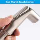 Universal Kitchen Sink Side Sprayer Head Replacement Sink Spray Attachment Compatible with Delta, Moen, Kohler OEM Brand, Kitchen Sink Faucet Sprayer Head, Brushed Nickel