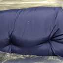 Outdoor Chaise Lounge Chair Cushion, Waterproof Outdoor Chair Cushions for Patio Furniture, 71 x 21 x 4 Inches Replacement Chaise Lounge Cushion with Ties (Blue)