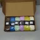 Lewhoo Knitting Kit for Beginners, Learn to Knit Kit for 6 Patterns Dishcloth with Step-by-Step Instruction, Complete Knit Starter Kit -Including Yarn, Knitting Needle&Accessories