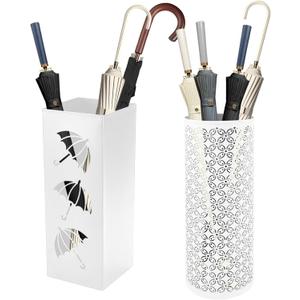 2 Pack Umbrella Rack Stand,Large Umbrella Holder, Metal Umbrella Stand for Canes, Walking Sticks, Umbrellas, Wrapping Paper, Entryway, Home, Office, Hotel