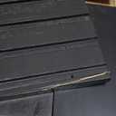 Mail Organizer for Desk, Wooden Mail Holder with Divider, 5-Slot Letter Sorter File Holder, Vertical Bill Organizer for Desktop Document/Notebook/Filing/Folders/Paper (Black)