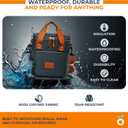 Lunch Box Insulated Lunch Bag for Men, Women  Waterproof Reusable Cooler Bag with Adjustable Shoulder Strap for Men Women Kids  Ideal for Office Work School Picnic (Grey) (Gray)