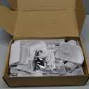 Wall Mounted Clothes Rack 52.6in, Industrial Pipe Clothing Racks Wall Mount, Heavy Duty Detachable Iron Garment Bar, Saving Space, Multi-Purpose Hanging Rod for Bedroom, Laundry Room, 2 Packs