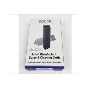 Zgear 2-in-1 Disinfectant Spray and Cleaning Cloth