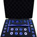 Bike Bearing Press Kit, ROWYOU Bicycle Bearing Press Set Include 35 Bearing Adapters & Bike Headset Press Tool & Carry Case, Heavy Duty Bike tool for Wheels/Hub BB Axis Turning Point Tool